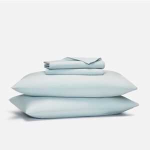 NEW Brooklinen Classic Percale Core Sheet Set Frost Twin
